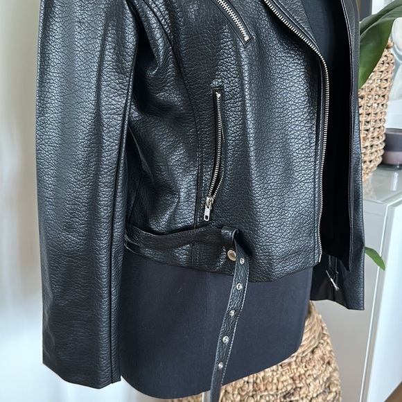 Brunette The Label Vegan Leather Jacket The Florence - Picture 4 of 9